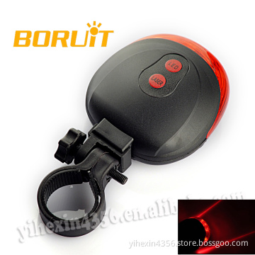 5 LED 2 Laser Bike Bicycle Laser Beam Rear Tail Light